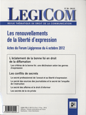 Revue Legicom, no 50